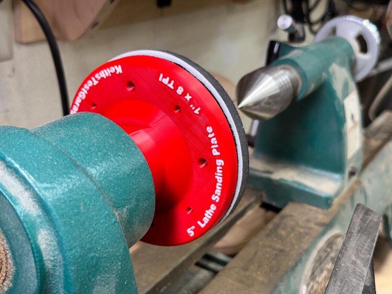 Squishy Lathe Sanding Plate